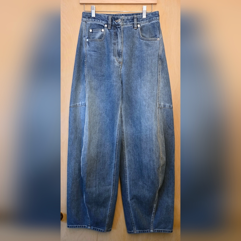 Tibi Sid Jeans Denim Classic Wash Size 25, 29" waist 39" hip - Picture 2 of 13